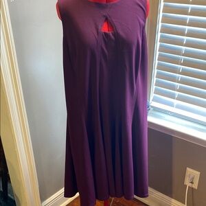 Dress Barn Deep Purple Midi Dress